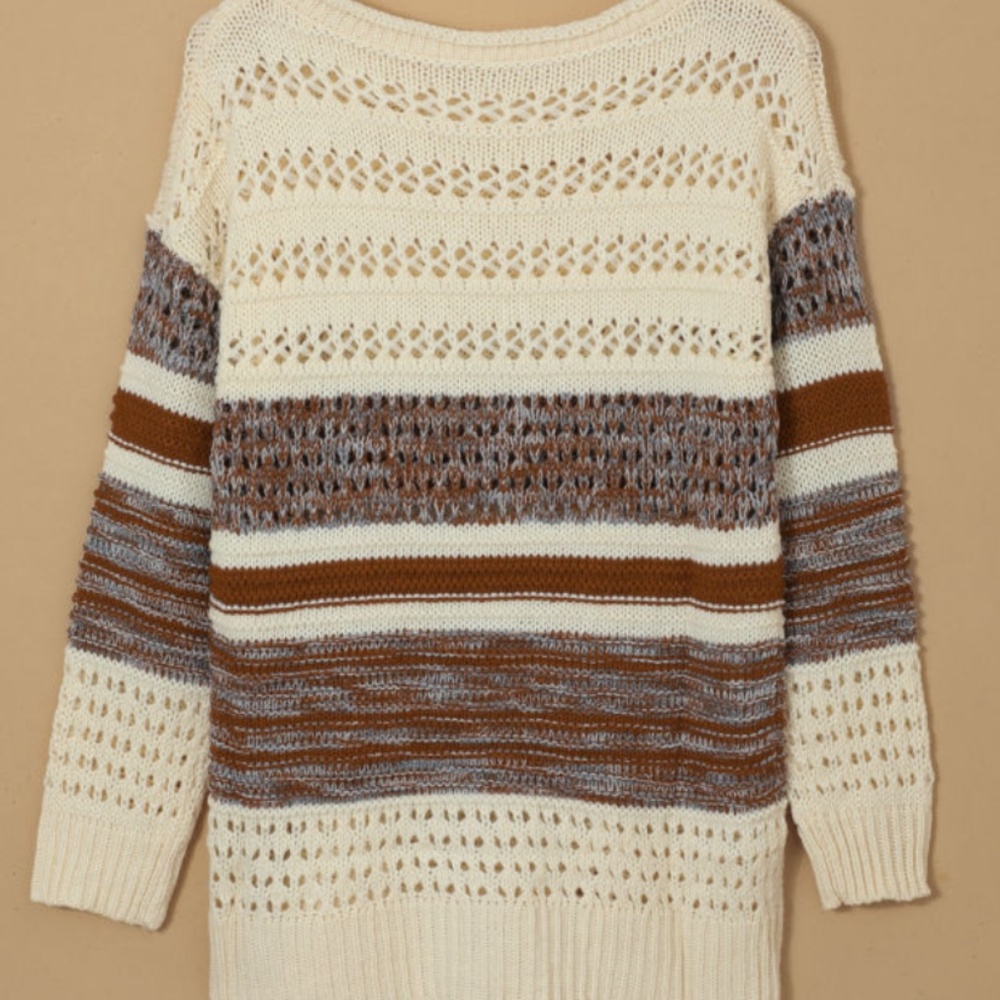 NWOT Loose Round Neck Sweater (226918) - Picture 7 of 8
